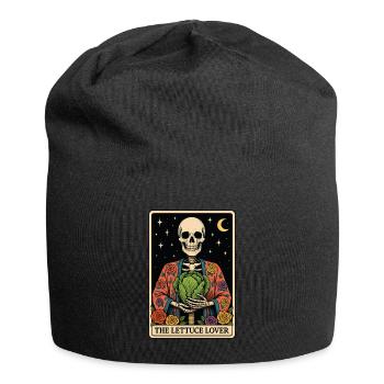 Salat Tarot - Jersey-Beanie - Schwarz - Vorne
