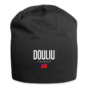 Douliu, Taïwan - Bonnet en jersey - noir - Devant