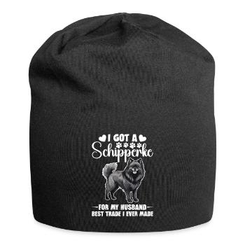 Ich Habe Einen Schipperke Für Meinen Mann, Den - Jersey-Beanie - Schwarz - Vorne