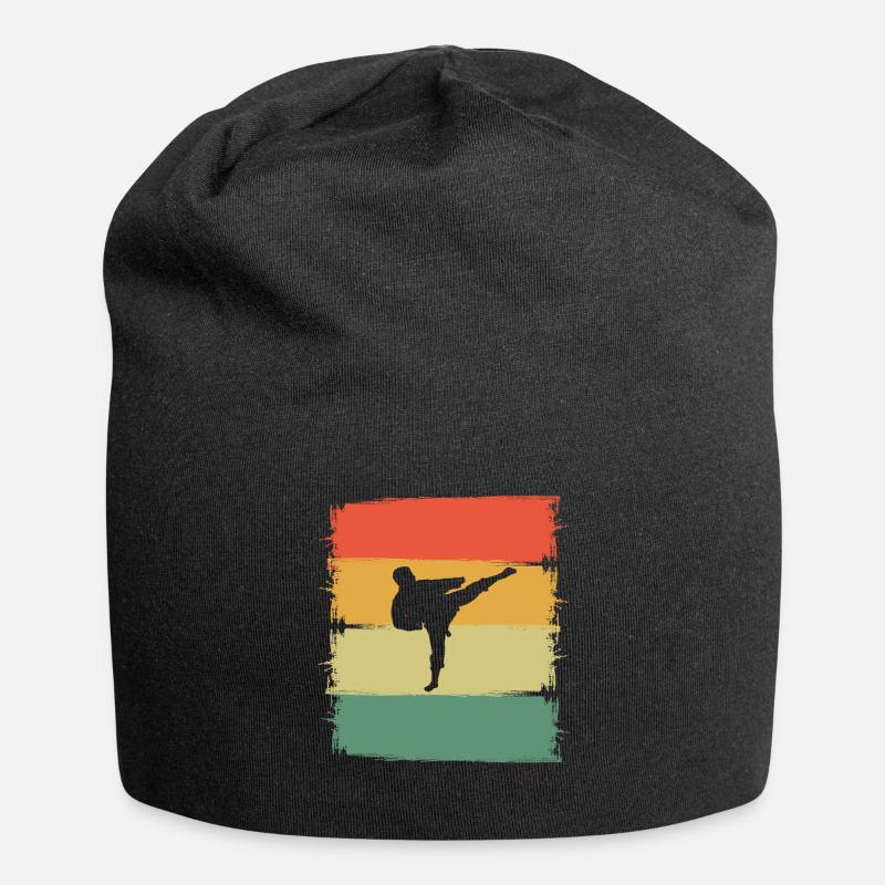 Karate - Jersey-Beanie - Schwarz