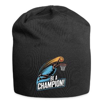 PLAYING BE A CHAMPION - Jersey Beanie - black - Front