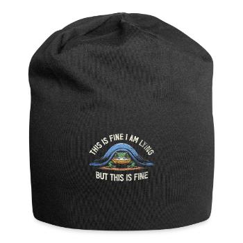 Undiagnosed, but something - Jersey Beanie - black - Front