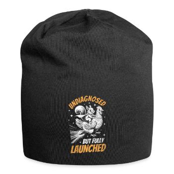 Undiagnosed, but something - Jersey Beanie - black - Front