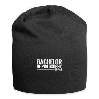 Bachelor of Philosophy (B.Phil.) - Jersey-Beanie - Schwarz - Vorne