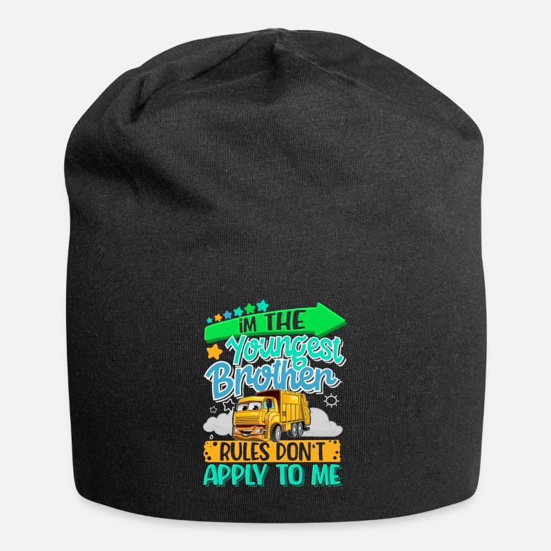 Kleiner Bruder - Jersey-Beanie - Schwarz