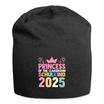 Kita Farewell First Grade School Enrollment 2025 - Jersey Beanie - black - Front