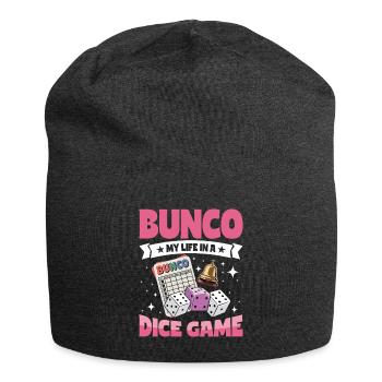 Jeux de dés Bunco Life - Bonnet en jersey - charbon - Devant