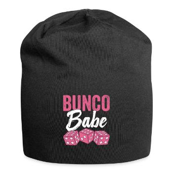 Bunco Babe Women's Bunco Women's Dice Night - Jersey Beanie - black - Front
