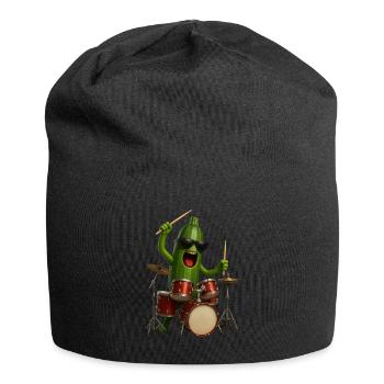 Zucchini Drums - Jersey Beanie - black - Front