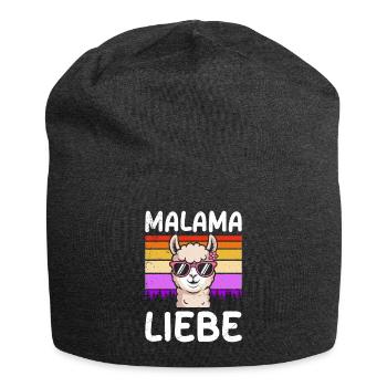 Bald Mama MALAMA LIEBE Retro Lustiges - Jersey-Beanie - Anthrazit - Vorne