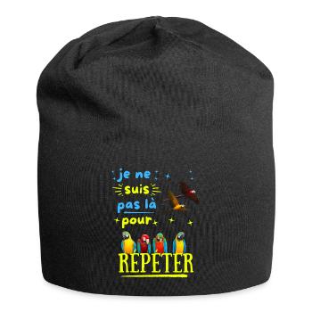 Ne Me Forcez Pas à Répéter - Bonnet en jersey - noir - Devant