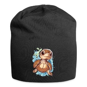 Turtle - Jersey Beanie - black - Front