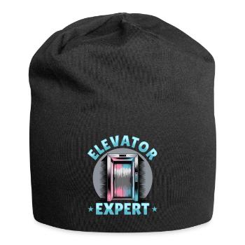 Elevator toddler & kids - Jersey Beanie - black - Front