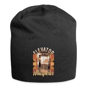 Elevator toddler & kids - Jersey Beanie - black - Front