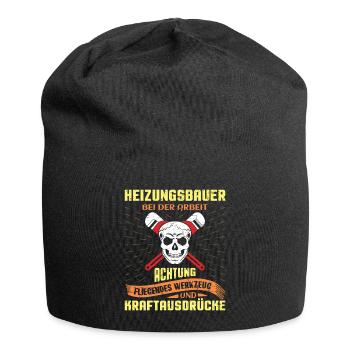 Heating Engineer Heating Construction Plumber Plumber - Jersey Beanie - black - Front
