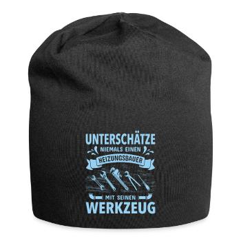 Heating Engineer Heating Construction Plumber Plumber - Jersey Beanie - black - Front