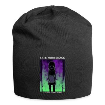 Gruseliges Anime Phonk I Ate Your Snack - Jersey-Beanie - Schwarz - Vorne