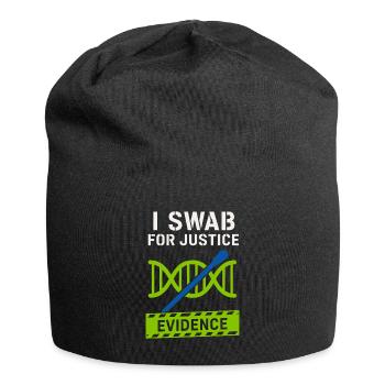 Chimiste médico-légal, Laboratoire criminel, Toxicologie - Bonnet en jersey - noir - Devant