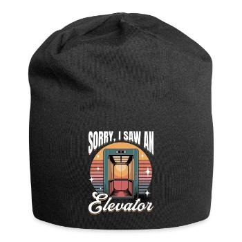 Elevator toddler & kids - Jersey Beanie - black - Front