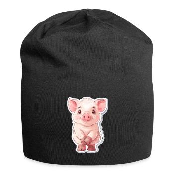 Porc Porcelet - Bonnet en jersey - noir - Devant