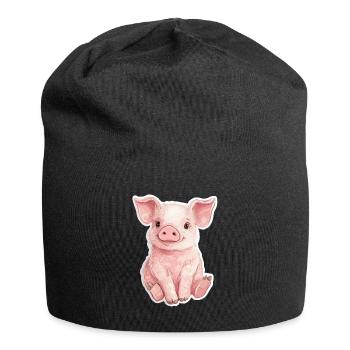 Porc Porcelet - Bonnet en jersey - noir - Devant