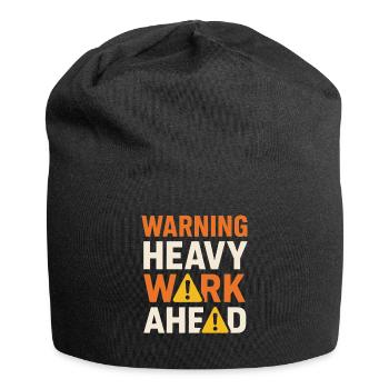 Straßenbauteam Asphalt Betonmannschaft - Jersey-Beanie - Schwarz - Vorne