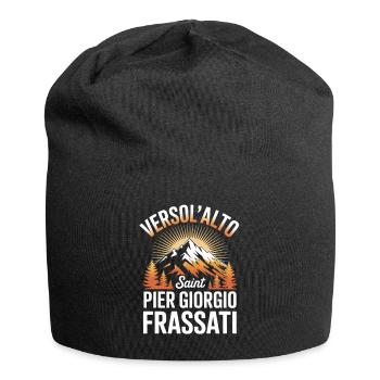 Verso L Alto Saint Pier Giorgio Frassati - Jersey Beanie - black - Front