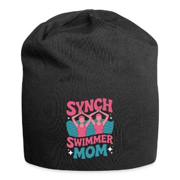 Synchronschwimmen Kunstschwimmen Wassersport - Jersey-Beanie - Schwarz - Vorne