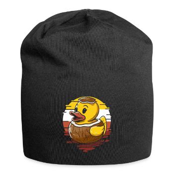 Süßer Entenküken auf Kokosnuss - Bonnet en jersey - noir - Devant