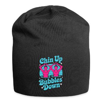 Synchronschwimmen Kunstschwimmen Wassersport - Jersey-Beanie - Schwarz - Vorne