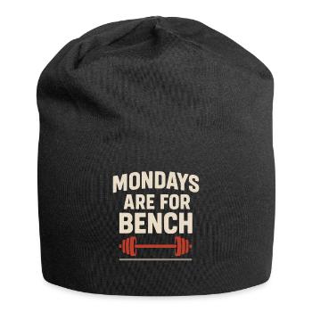 Développé couché Mememe Discover Me Bro Gym - Bonnet en jersey - noir - Devant