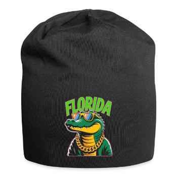 Florida Alligator - Jersey Beanie - black - Front