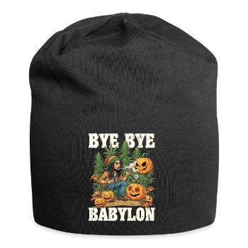 Halloween Weed - Jersey-Beanie - Schwarz - Vorne