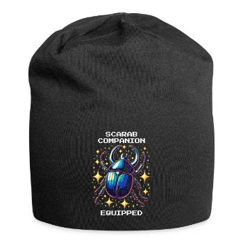 Scarabée équipé pour animaux de compagnie | Égypte - Bonnet en jersey - noir - Devant