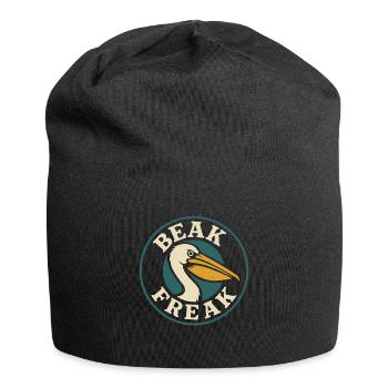 Drôle de pélican mème grand - Bonnet en jersey - noir - Devant