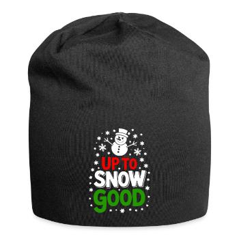 Up to Snow Good - Jersey Beanie - black - Front