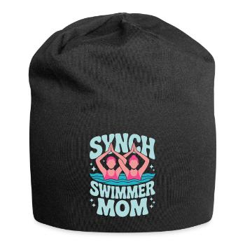 Synchronschwimmen Kunstschwimmen Wassersport - Jersey-Beanie - Schwarz - Vorne