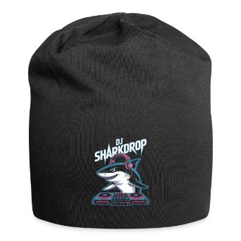 DJ SHARKDROP Shark DJ Booth Rave Vibes - Jersey Beanie - black - Front