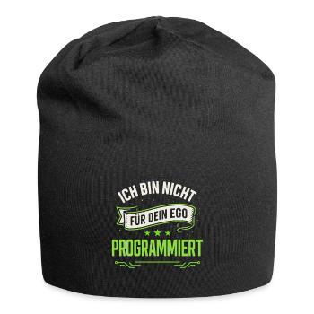 Je ne suis pas programmé pour ton ego T-shirt Sp - Bonnet en jersey - noir - Devant