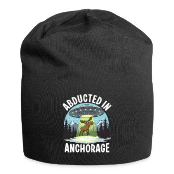 Entführt in Anchorage - Jersey-Beanie - Schwarz - Vorne
