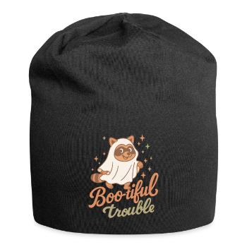 Boo-tiful Trouble Halloween Party Fun raton laveur - Bonnet en jersey - noir - Devant