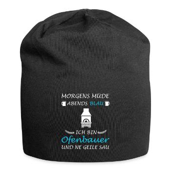 Stove Builder Stove Construction Stove Fitter Fireplace Builder - Jersey Beanie - black - Front