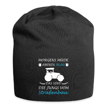 Construction de routes Ouvriers du bâtiment - Bonnet en jersey - noir - Devant