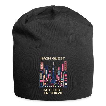 Quête principale : Se perdre à Tokyo | City trip Japon - Bonnet en jersey - noir - Devant