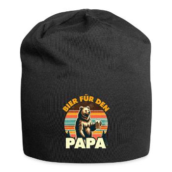 Future papa BIÈRE POUR PAPA Drôle - Bonnet en jersey - noir - Devant