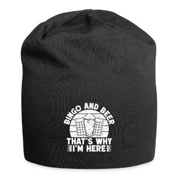 Bingo Player Bingo & Beer That´s Why I´m Here - Jersey-Beanie - Schwarz - Vorne