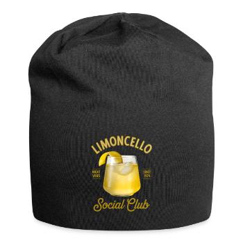 Limoncello Social Club – Ambiance nocturne - Bonnet en jersey - noir - Devant
