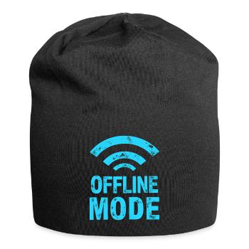 Enfin dans la zone morte – mode hors ligne - Bonnet en jersey - noir - Devant