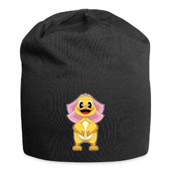Duck Bridal Veil Wedding - Jersey Beanie - black - Front