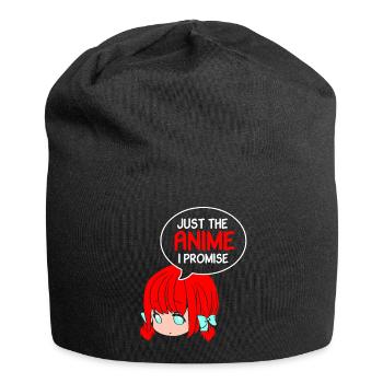 Anime Manga Otaku Kawaii Japon Cosplay Bande dessinée - Bonnet en jersey - noir - Devant